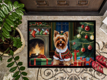 Load image into Gallery viewer, Yorkshire Terrier Cozy Christmas Doormat-24x36 Indoor / Outdoor Rug | Made in USA