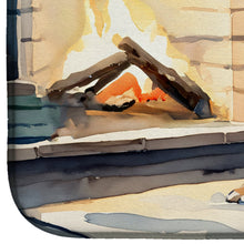 Load image into Gallery viewer, Boxer Cozy Christmas Dish Drying Mat