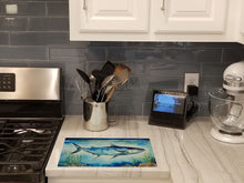 Load image into Gallery viewer, Bluefin Tuna Glass Cutting Boards – Durable, Decorative Kitchen Art Large