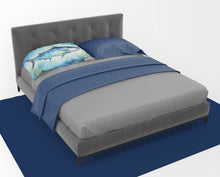 Load image into Gallery viewer, Bluefin Tuna Standard Pillowcase – Artistic Decorative Front, White Back