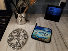 Load image into Gallery viewer, Bluefin Tuna Pot Holders - Set of 2 Decorative Kitchen Helpers | Made in the USA