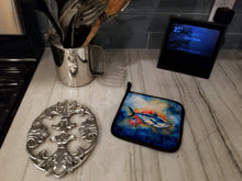 Load image into Gallery viewer, Bluefin Tuna Pot Holders - Set of 2 Decorative Kitchen Helpers | Made in the USA