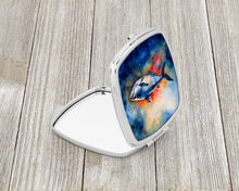 Load image into Gallery viewer, Bluefin Tuna Compact Mirror – Stylish Purse Mirror with Artistic Covers