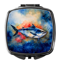 Load image into Gallery viewer, Bluefin Tuna Compact Mirror – Stylish Purse Mirror with Artistic Covers