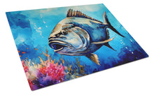 Load image into Gallery viewer, Bluefin Tuna Glass Cutting Boards – Durable, Decorative Kitchen Art Large