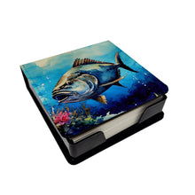 Load image into Gallery viewer, Bluefin Tuna PU Leather Note Paper Holder