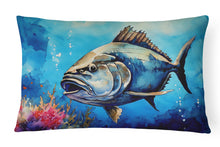 Load image into Gallery viewer, Bluefin Tuna Throw Pillow