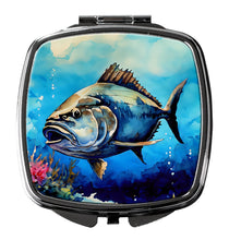 Load image into Gallery viewer, Bluefin Tuna Compact Mirror – Stylish Purse Mirror with Artistic Covers