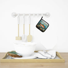 Load image into Gallery viewer, Brook Trout Pot Holders - Set of 2 Decorative Kitchen Helpers | Made in the USA