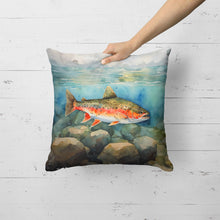 Load image into Gallery viewer, Brook Trout Throw Pillow