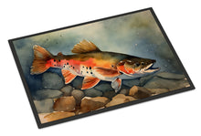 Load image into Gallery viewer, Brook Trout Doormat - Large 24x36 – Indoor/Outdoor Floor Mat with Artistic Flair