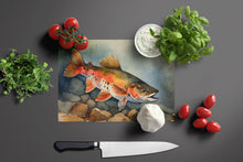 Load image into Gallery viewer, Brook Trout Glass Cutting Boards – Durable, Decorative Kitchen Art Large