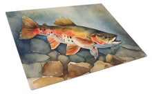 Load image into Gallery viewer, Brook Trout Glass Cutting Boards – Durable, Decorative Kitchen Art Large