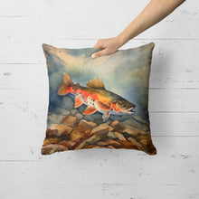 Load image into Gallery viewer, Brook Trout Throw Pillow