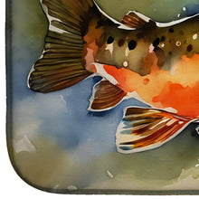 Load image into Gallery viewer, Brook Trout Dish Drying Mat