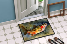 Load image into Gallery viewer, Brook Trout Doormat - Large 24x36 – Indoor/Outdoor Floor Mat with Artistic Flair