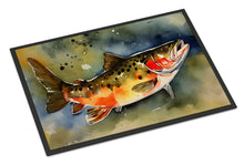 Load image into Gallery viewer, Brook Trout Doormat - Large 24x36 – Indoor/Outdoor Floor Mat with Artistic Flair