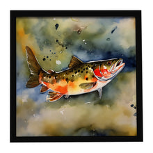 Load image into Gallery viewer, Brook Trout Framed Metal Print