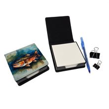 Load image into Gallery viewer, Brown Trout PU Leather Note Paper Holder