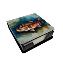 Load image into Gallery viewer, Brown Trout PU Leather Note Paper Holder