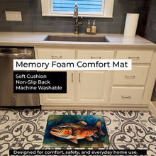 Load image into Gallery viewer, Brown Trout Memory Foam Kitchen Mat DAC2777RUG