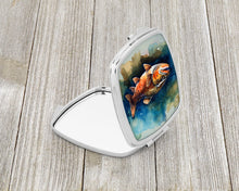 Load image into Gallery viewer, Brown Trout Compact Mirror – Stylish Purse Mirror with Artistic Covers