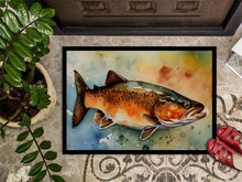 Load image into Gallery viewer, Brown Trout Doormat - Large 24x36 – Indoor/Outdoor Floor Mat with Artistic Flair