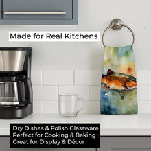 Load image into Gallery viewer, Brown Trout Kitchen Towel DAC2779KTWL
