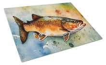 Load image into Gallery viewer, Brown Trout Glass Cutting Boards – Durable, Decorative Kitchen Art Large