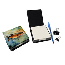 Load image into Gallery viewer, Brown Trout PU Leather Note Paper Holder