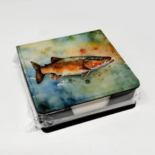 Load image into Gallery viewer, Brown Trout PU Leather Note Paper Holder