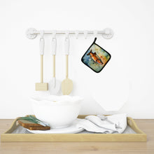 Load image into Gallery viewer, Brown Trout Pot Holders - Set of 2 Decorative Kitchen Helpers | Made in the USA
