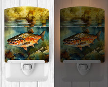 Load image into Gallery viewer, Brown Trout Ceramic Night Light