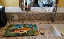 Load image into Gallery viewer, Brown Trout Dish Drying Mat