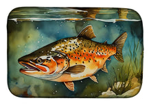 Load image into Gallery viewer, Brown Trout Dish Drying Mat