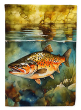 Load image into Gallery viewer, Brown Trout Garden Flag – Outdoor Decorative Yard Flag