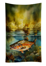Load image into Gallery viewer, Brown Trout Kitchen Towel DAC2780KTWL