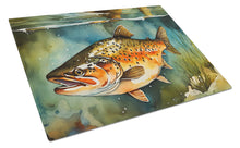 Load image into Gallery viewer, Brown Trout Glass Cutting Boards – Durable, Decorative Kitchen Art Large