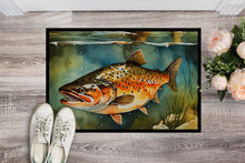 Load image into Gallery viewer, Brown Trout Doormat - 18X27 Indoor / Outdoor Rug | Made in USA