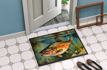 Load image into Gallery viewer, Brown Trout Doormat - 18X27 Indoor / Outdoor Rug | Made in USA