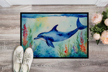 Load image into Gallery viewer, Dolphin Doormat - Large 24x36 – Indoor/Outdoor Floor Mat with Artistic Flair
