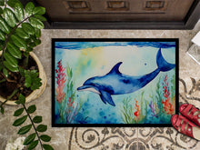 Load image into Gallery viewer, Dolphin Doormat - Large 24x36 – Indoor/Outdoor Floor Mat with Artistic Flair