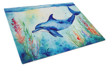 Load image into Gallery viewer, Dolphin Glass Cutting Boards – Durable, Decorative Kitchen Art Large