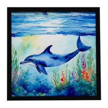 Load image into Gallery viewer, Dolphin Framed Metal Print