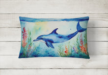 Load image into Gallery viewer, Dolphin Throw Pillow