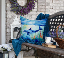 Load image into Gallery viewer, Dolphin Throw Pillow