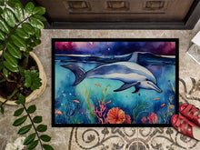 Load image into Gallery viewer, Dolphin Doormat - Large 24x36 – Indoor/Outdoor Floor Mat with Artistic Flair