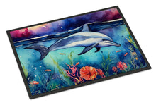 Load image into Gallery viewer, Dolphin Doormat - Large 24x36 – Indoor/Outdoor Floor Mat with Artistic Flair