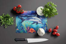 Load image into Gallery viewer, Dolphin Glass Cutting Boards – Durable, Decorative Kitchen Art Large