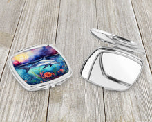 Load image into Gallery viewer, Dolphin Compact Mirror – Stylish Purse Mirror with Artistic Covers